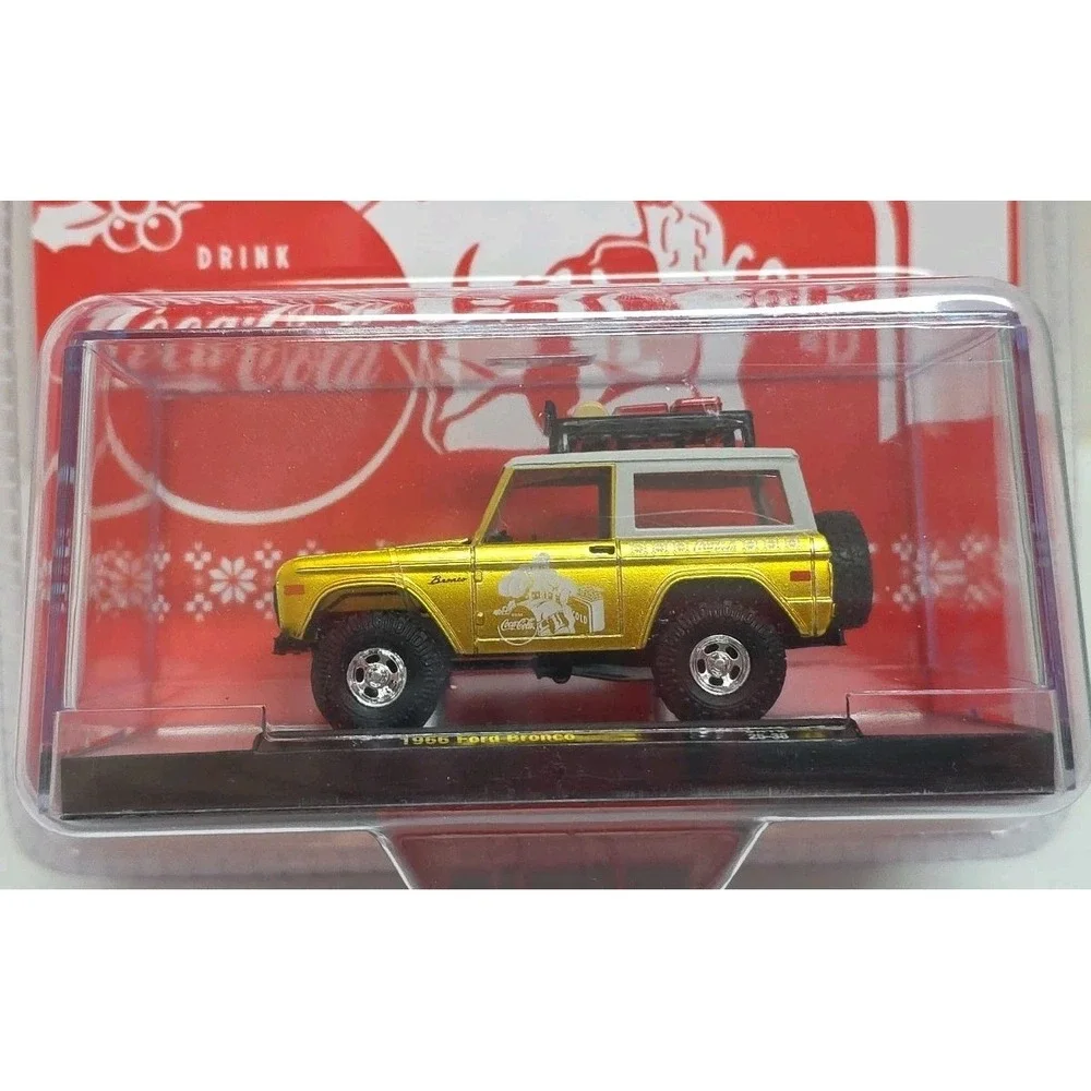 M2 Machines Coca-Cola‎ Santa 1966 Ford Bronco Christmas 2025 Gold Rare In Hand